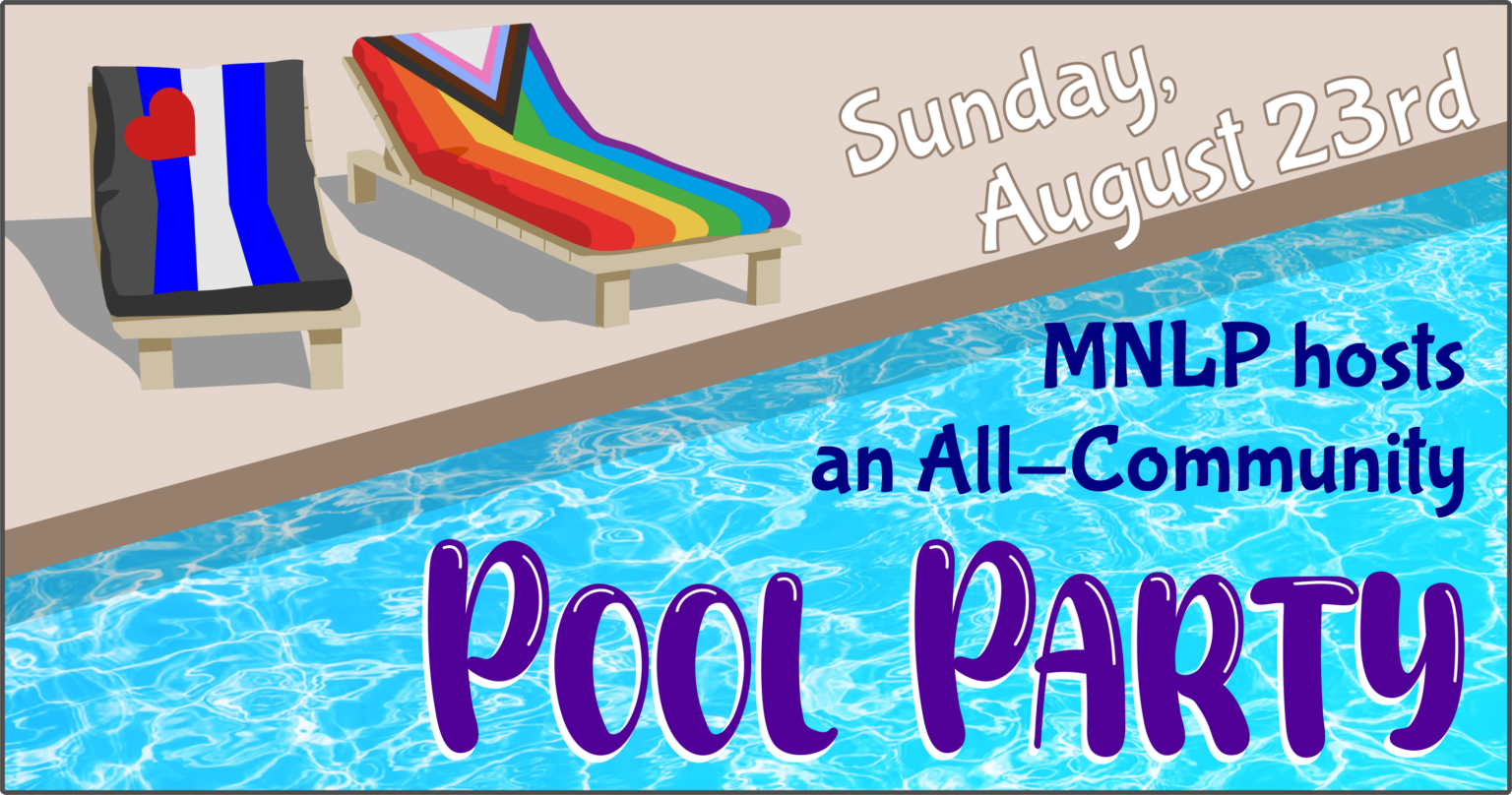 MNLP All-Community Pool Party flyer